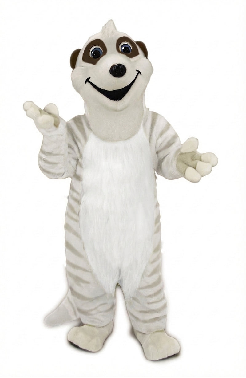 Meerkat Mascot Costume - Short fur / Albino Tiger mascot costume