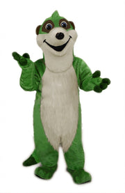 Meerkat Mascot Costume - Short fur / Green mascot costume
