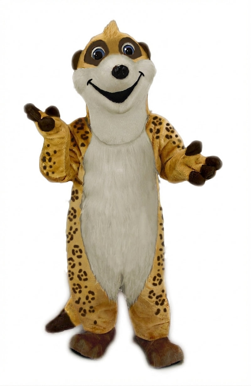 Meerkat Mascot Costume - Short fur / Leopard mascot costume