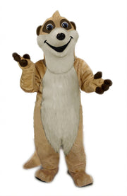 Meerkat Mascot Costume - Short fur / Light Brown mascot costume