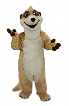 Meerkat Mascot Costume - Short fur / Light Brown mascot costume