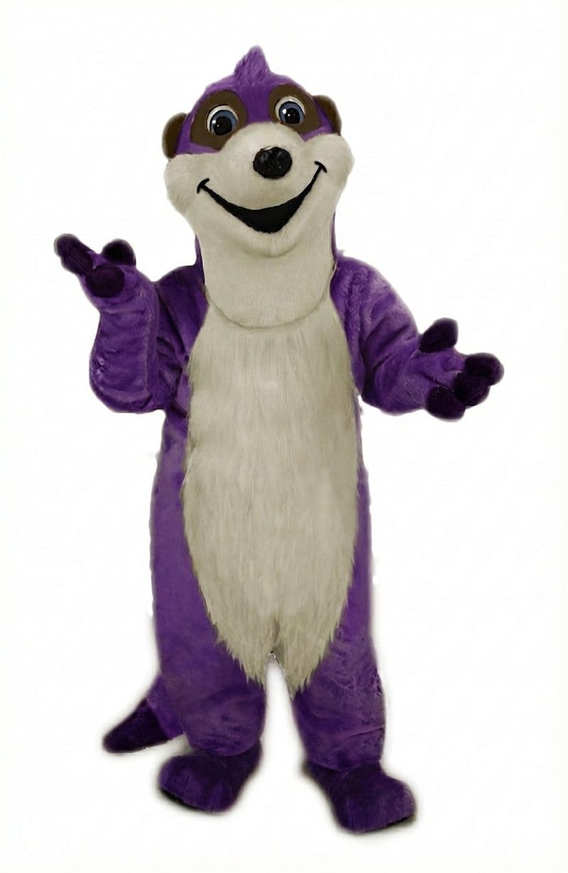 Meerkat Mascot Costume - Short fur / Purple mascot costume