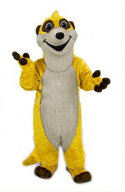 Meerkat Mascot Costume - Short fur / Yellow mascot costume