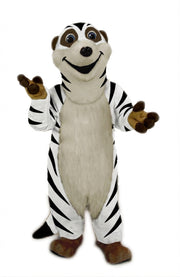Meerkat Mascot Costume - Short fur / Zebra mascot costume