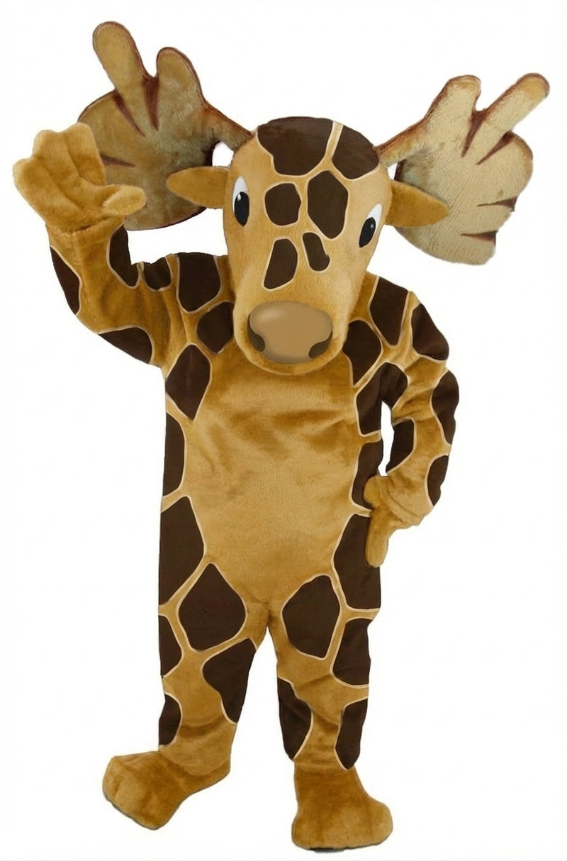 Mighty Moose Mascot - Short fur / Giraffe mascot costume