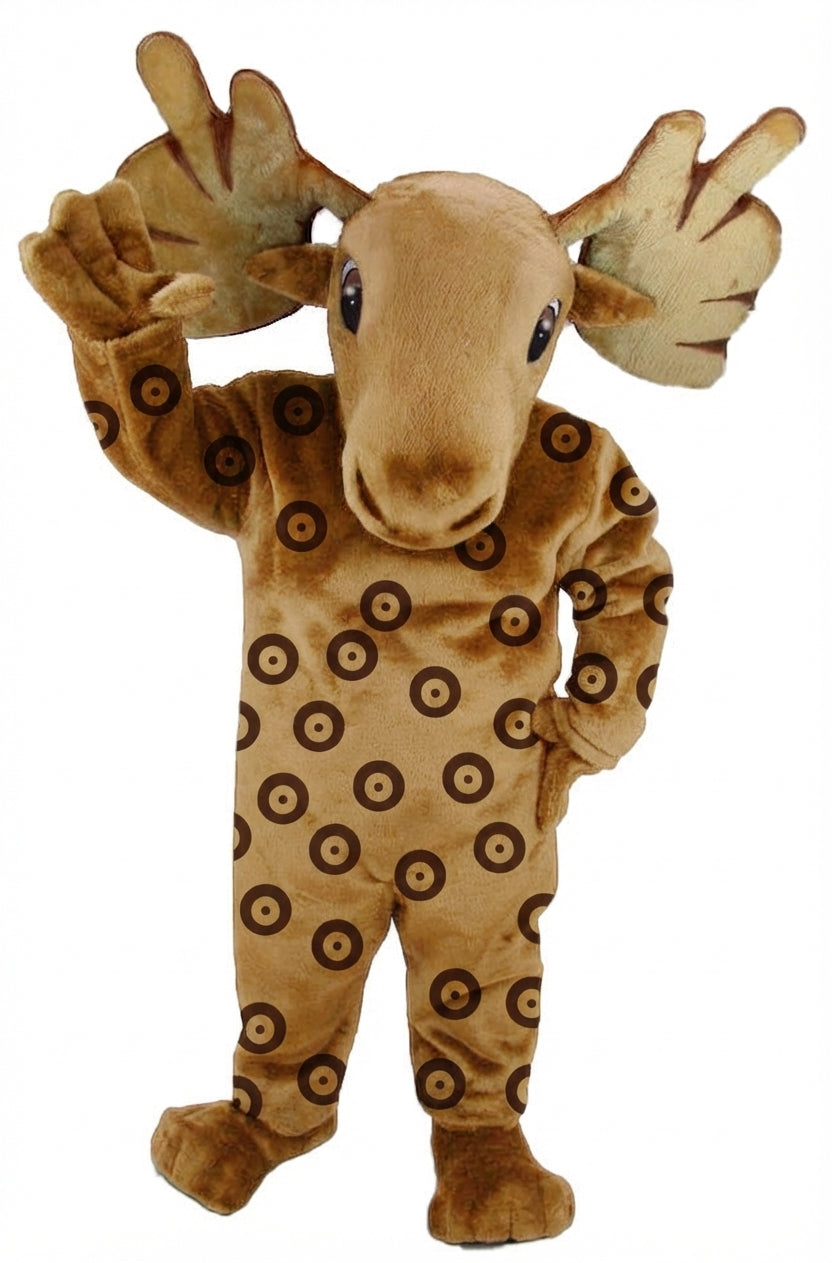 Mighty Moose Mascot - Short fur / Jaguar mascot costume