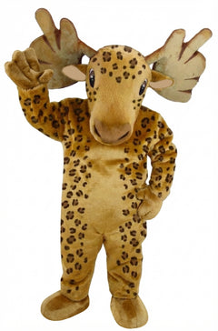 Mighty Moose Mascot - Short fur / Leopard mascot costume