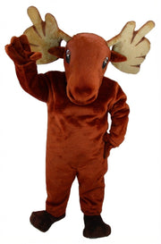 Mighty Moose Mascot - Short fur / Rust mascot costume
