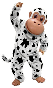 Monkey Mascot - Short fur / Dalmatian mascot costume