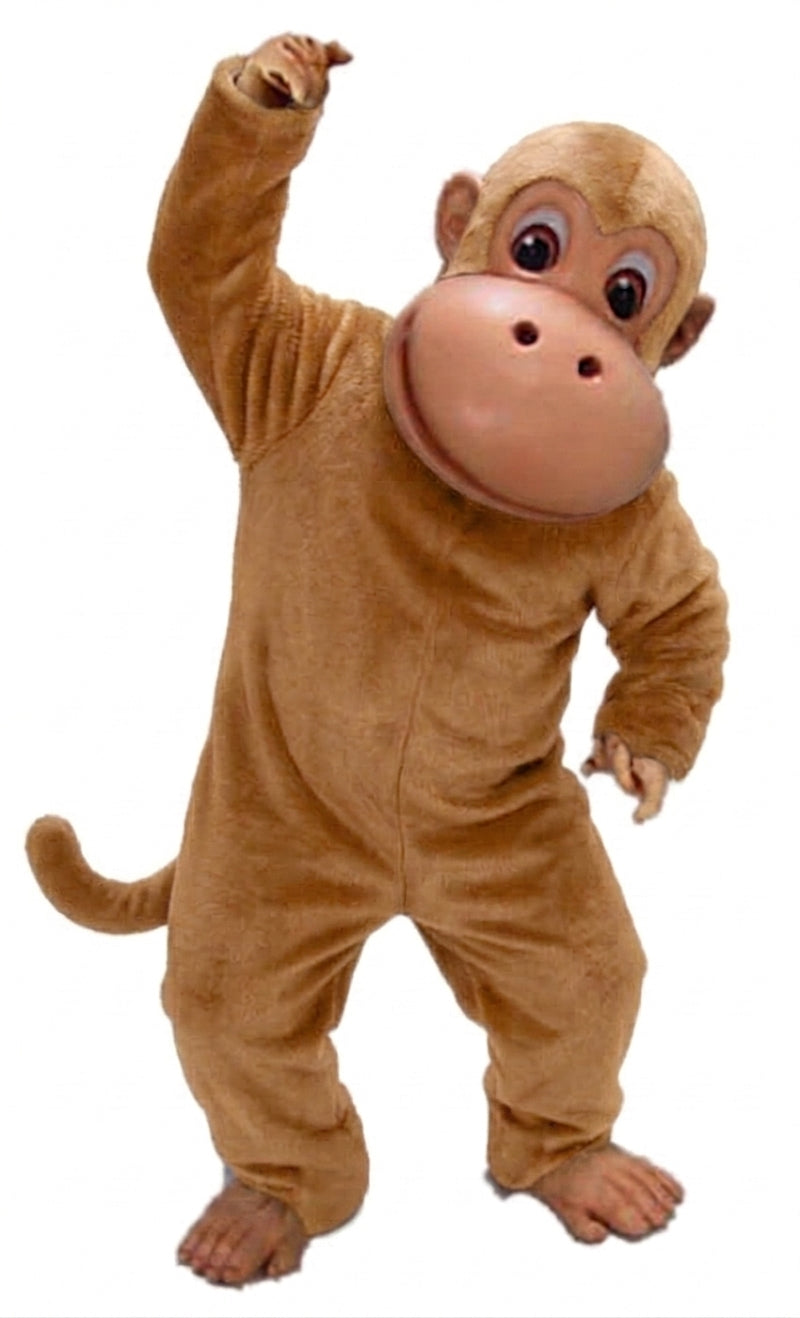Monkey Mascot - Short fur / Light Brown mascot costume