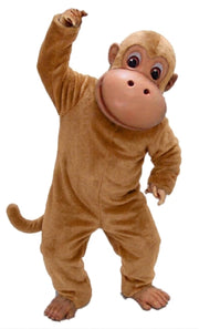 Monkey Mascot - Short fur / Light Brown mascot costume