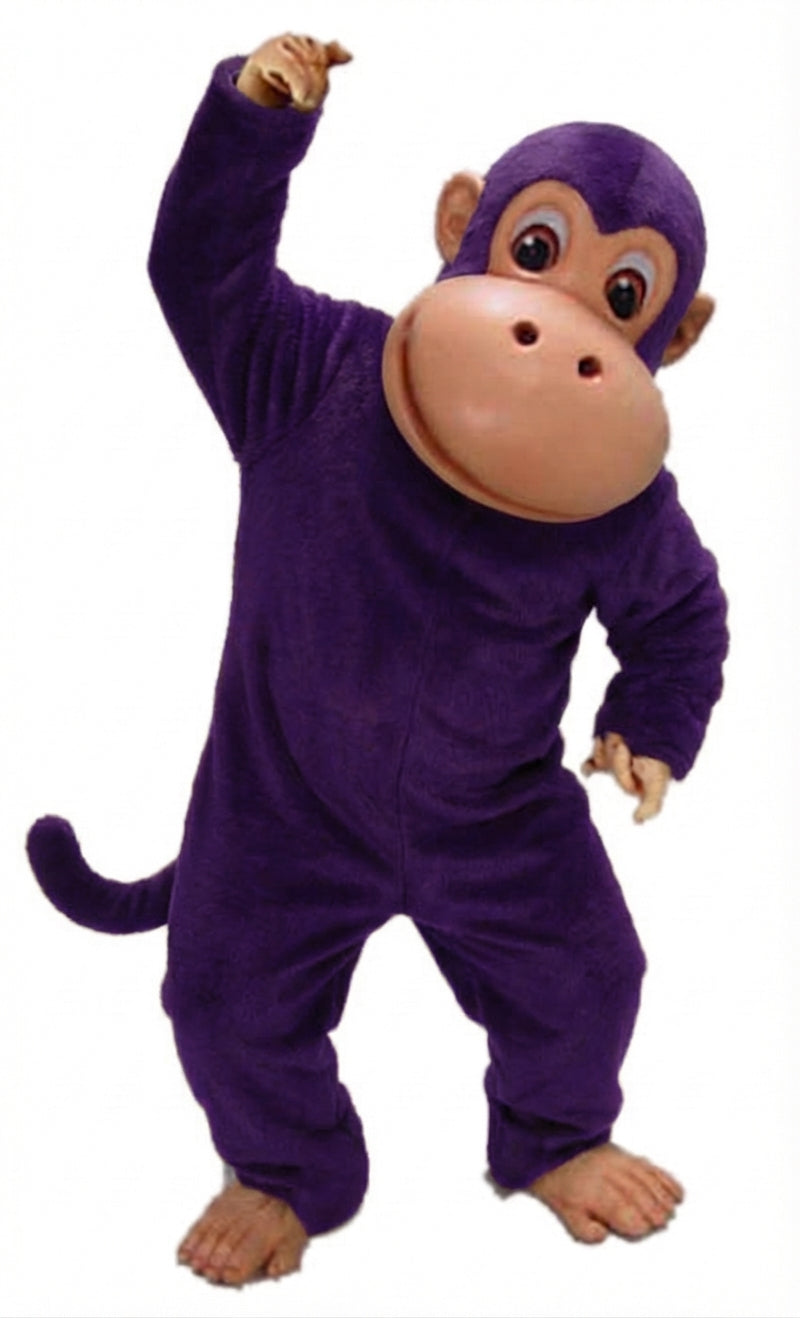 Monkey Mascot - Short fur / Purple mascot costume