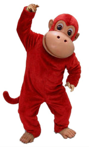 Monkey Mascot - Short fur / Red mascot costume