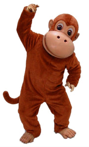 Monkey Mascot - Short fur / Rust mascot costume