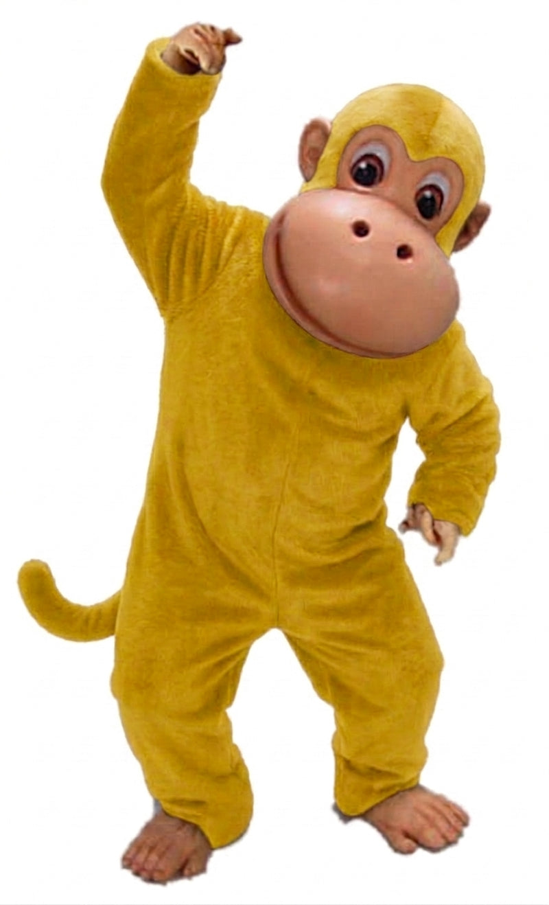 Monkey Mascot - Short fur / Yellow mascot costume