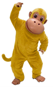 Monkey Mascot - Short fur / Yellow mascot costume