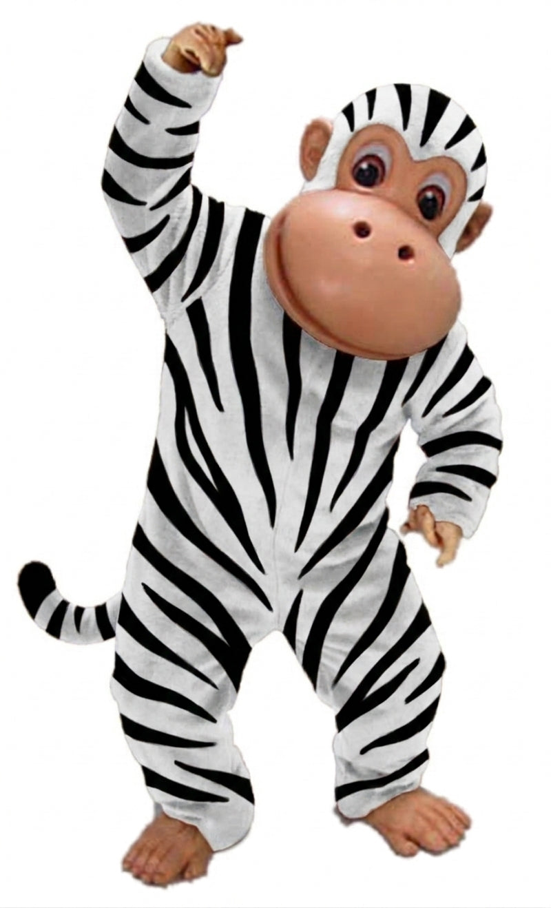 Monkey Mascot - Short fur / Zebra mascot costume