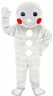 Mr. Gingerbread Cookie Mascot (Thermolite) - Short fur / Albino Tiger mascot costume