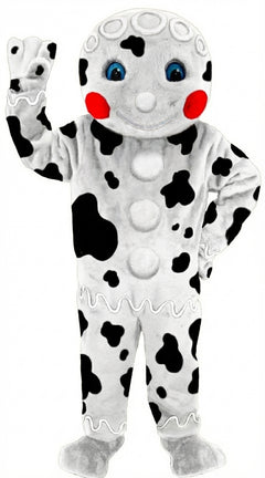 Mr. Gingerbread Cookie Mascot (Thermolite) - Short fur / Dalmatian mascot costume