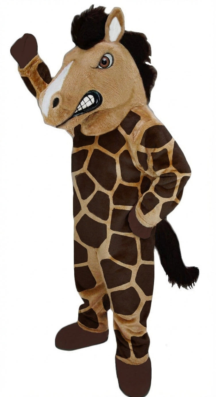 Mustang Horse Mascot Costume - Short fur / Giraffe mascot costume