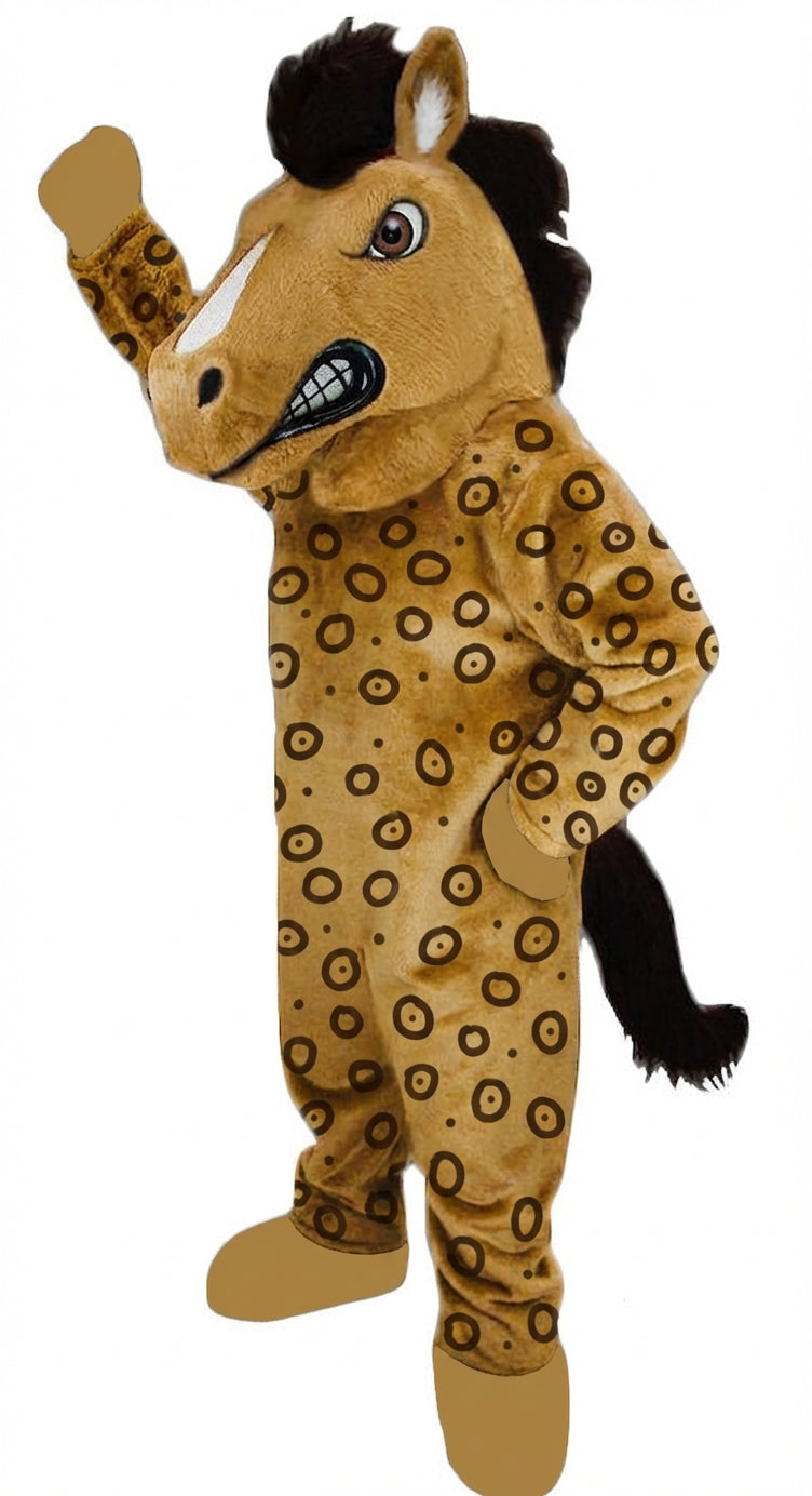 Mustang Horse Mascot Costume - Short fur / Jaguar mascot costume