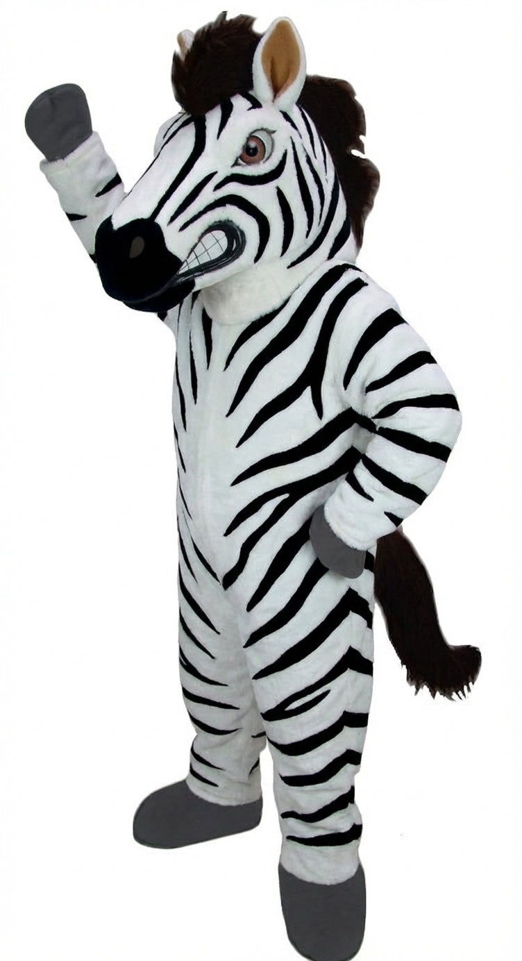 Mustang Horse Mascot Costume - Short fur / Zebra mascot costume