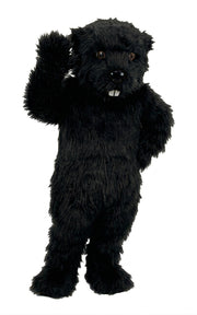 Otter Mascot (Thermolite) - Long fur / Black mascot costume