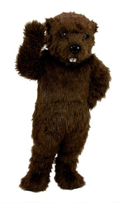 Otter Mascot (Thermolite) - Long fur / Dark Brown mascot costume
