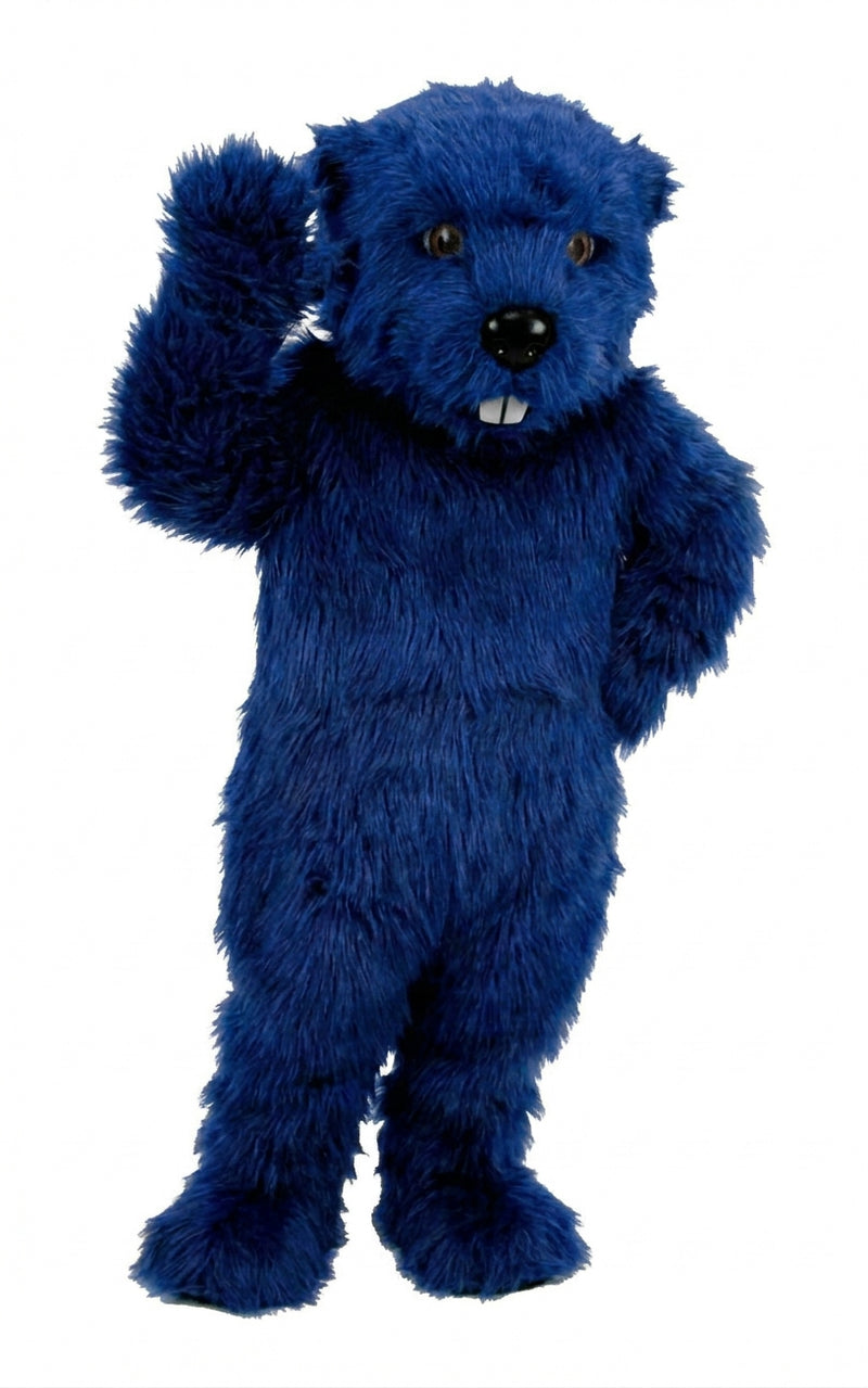 Otter Mascot (Thermolite) - Long fur / Royal Blue mascot costume