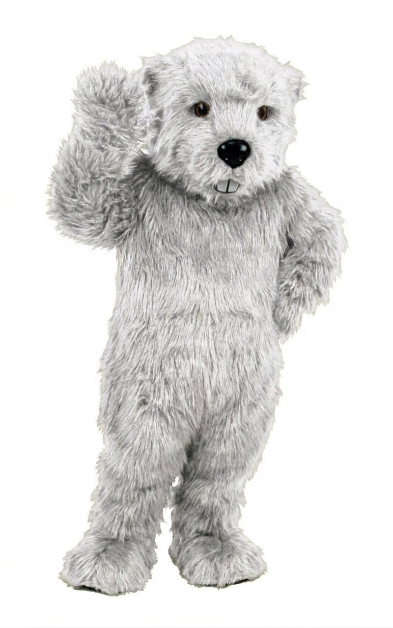 Otter Mascot (Thermolite) - Long fur / White mascot costume