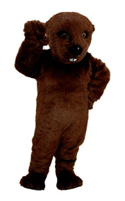 Otter Mascot (Thermolite) - Short fur / Chocolate Brown mascot costume