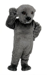 Otter Mascot (Thermolite) - Short fur / Grey mascot costume