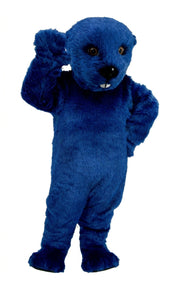 Otter Mascot (Thermolite) - Short fur / Royal blue mascot costume