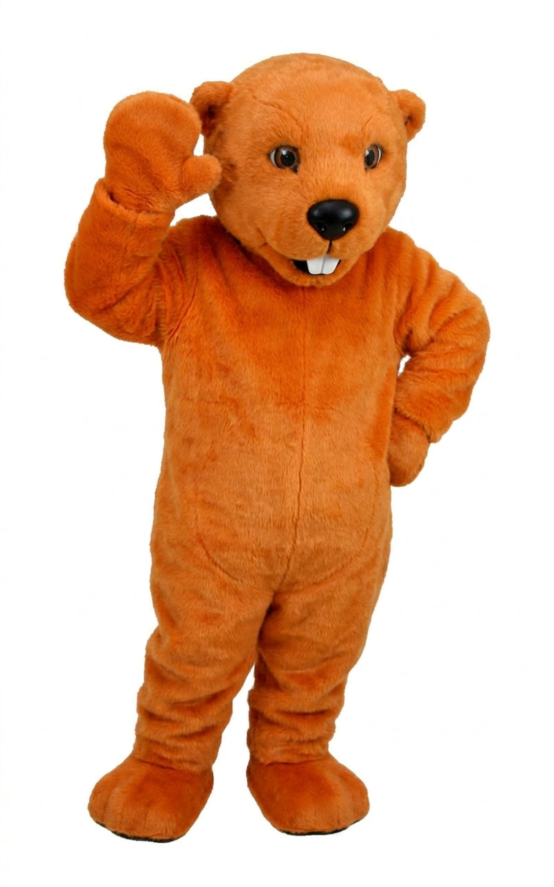 Otter Mascot (Thermolite) - Short fur / Tiger Orange mascot costume