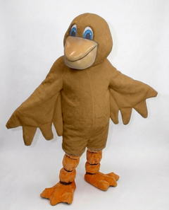 Pelican Mascot (Polyfoam) - Short fur / Light Brown mascot costume