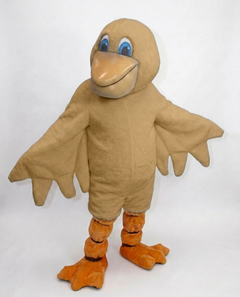 Pelican Mascot (Polyfoam) - Short fur / Tan mascot costume