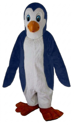 Petey Penguin Mascot - Short fur / Navy Blue mascot costume