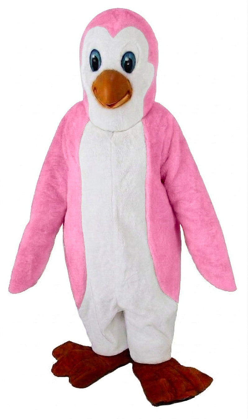 Petey Penguin Mascot - Short fur / Pink mascot costume