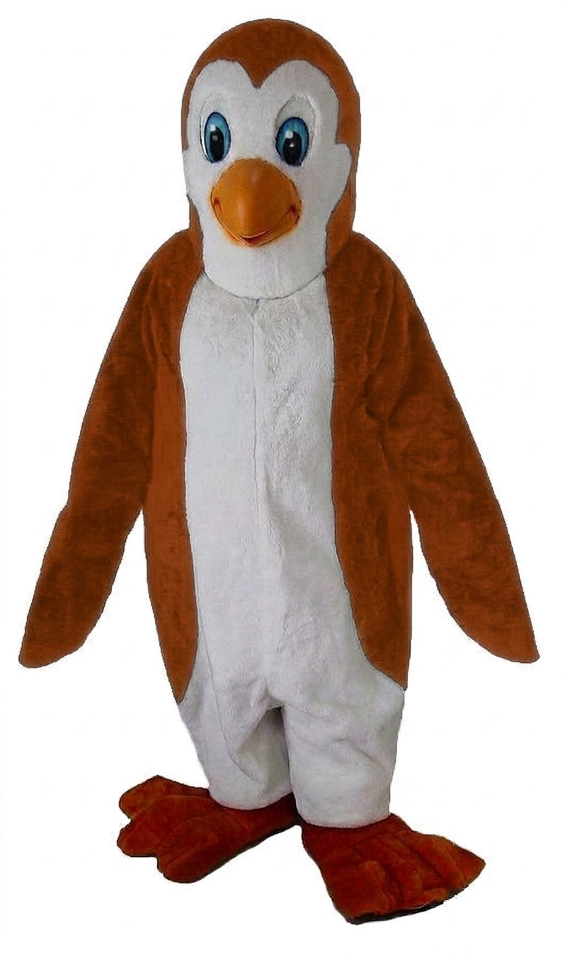 Petey Penguin Mascot - Short fur / Rust mascot costume