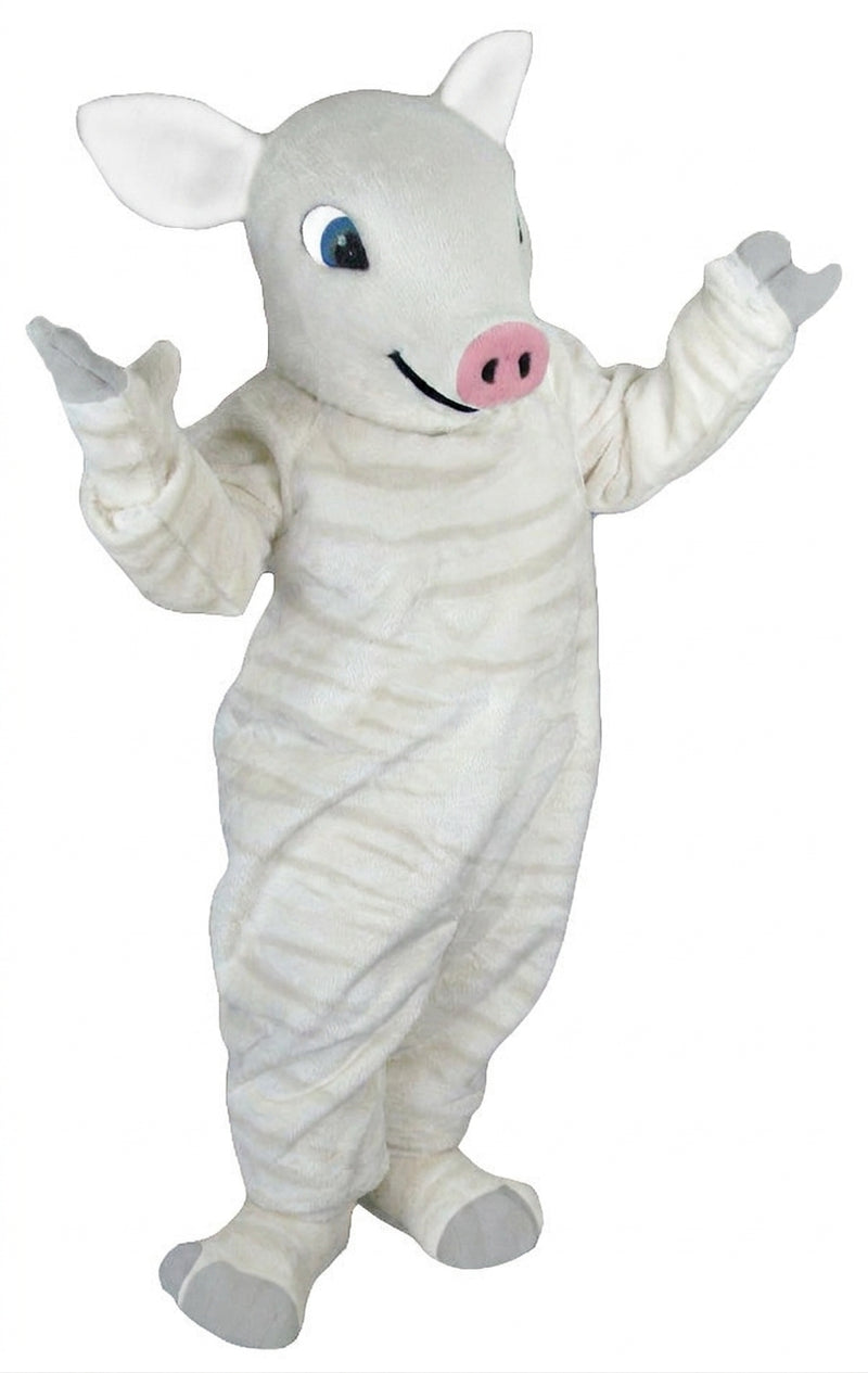 Piglet Mascot - Short fur / Albino Tiger mascot costume