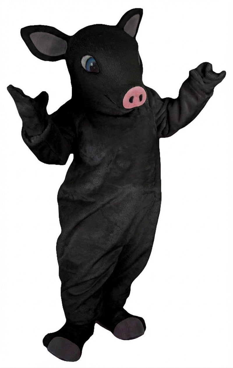 Piglet Mascot - Short fur / Black mascot costume