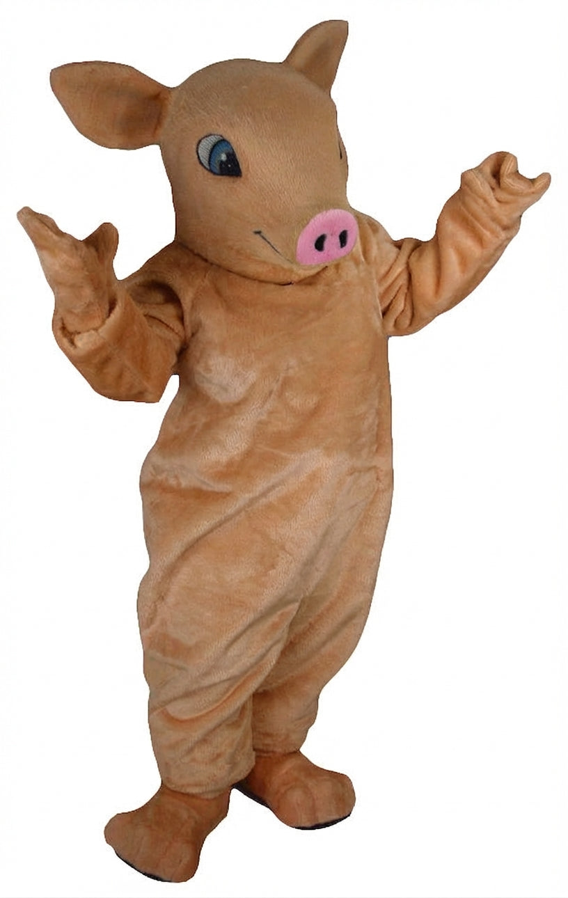 Piglet Mascot - Short fur / Light Brown mascot costume