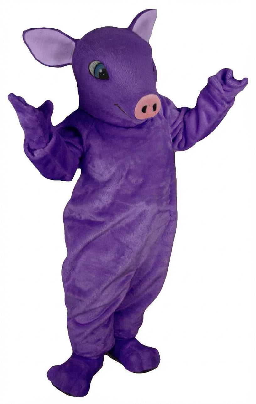 Piglet Mascot - Short fur / Purple mascot costume