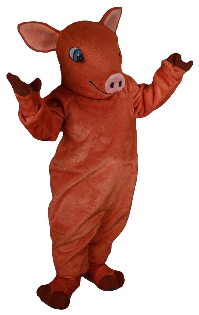 Piglet Mascot - Short fur / Rust mascot costume
