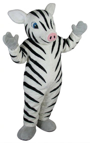 Piglet Mascot - Short fur / Zebra mascot costume