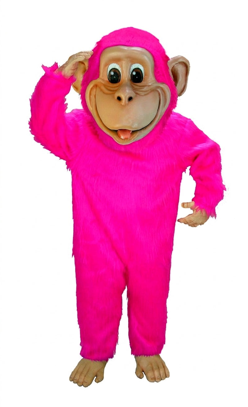 Pink Chimp Mascot Costume (Thermolite) - professional mascot costume from The Mascot Store
