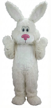 Pink Cottontail Rabbit Mascot (Thermolite) - Long fur / White mascot costume