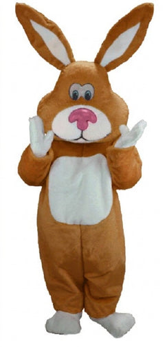 Pink Cottontail Rabbit Mascot (Thermolite) - Medium fur / Brown mascot costume
