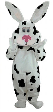 Pink Cottontail Rabbit Mascot (Thermolite) - Short fur / Dalmatian mascot costume