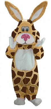 Pink Cottontail Rabbit Mascot (Thermolite) - Short fur / Giraffe mascot costume
